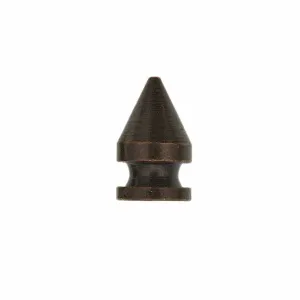 12mm Antique Brass, Spike Stud with Screw, Solid Brass, #C-1551-ANTB