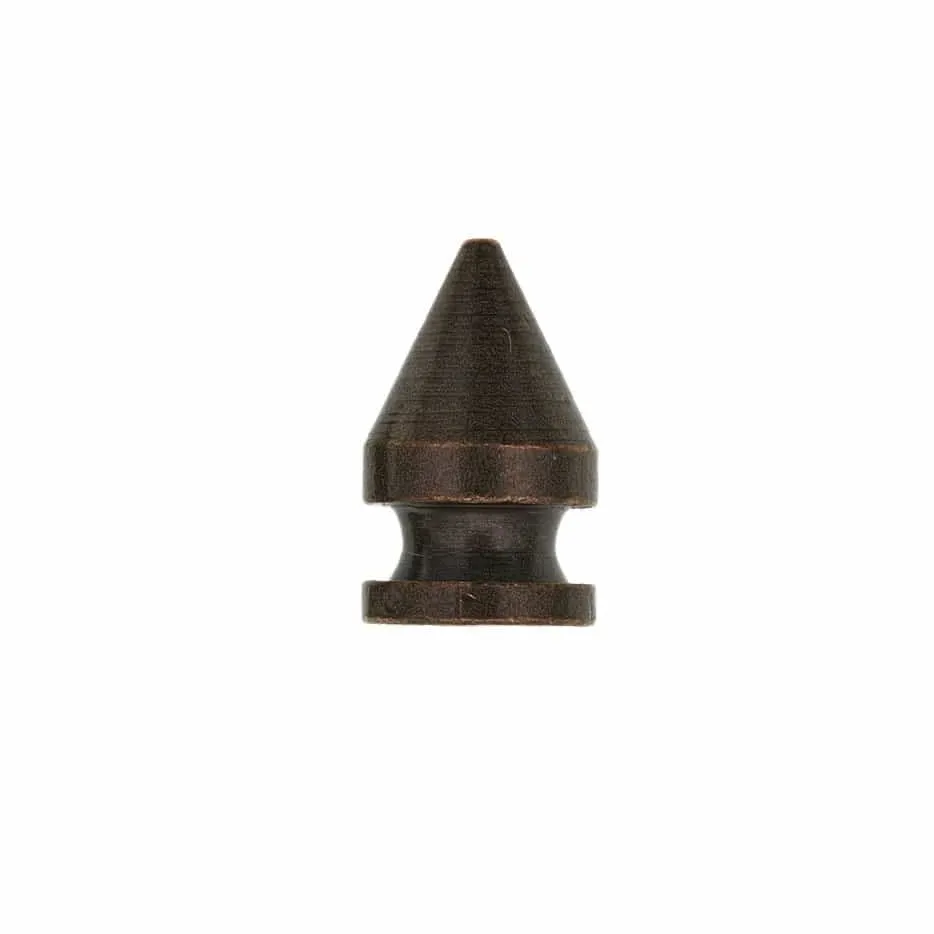 12mm Antique Brass, Spike Stud with Screw, Solid Brass, #C-1551-ANTB