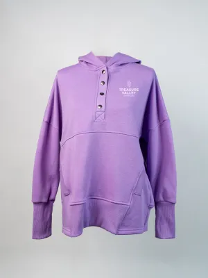 1/4 Button Hoodie