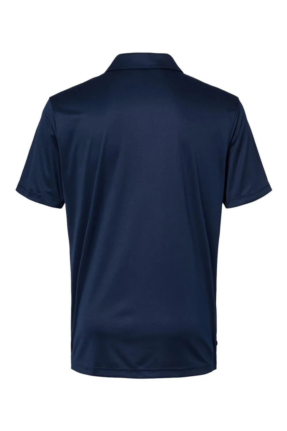 Adidas Mens Merch Block UPF 50  Short Sleeve Polo Shirt - Collegiate Navy Blue/Grey - NEW