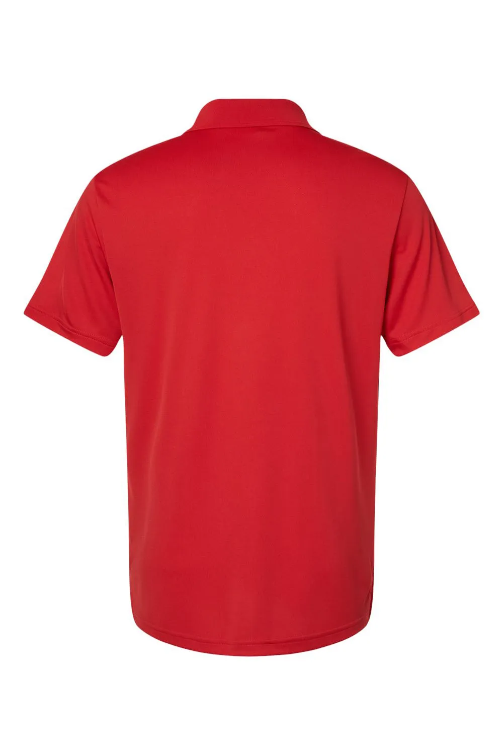 Adidas Mens Performance UPF 50  Short Sleeve Polo Shirt - Collegiate Red - NEW
