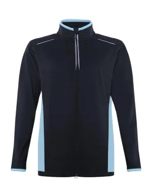 Banner Full-Zip Jacket For Men-MZJKT-0064-Navy Sky