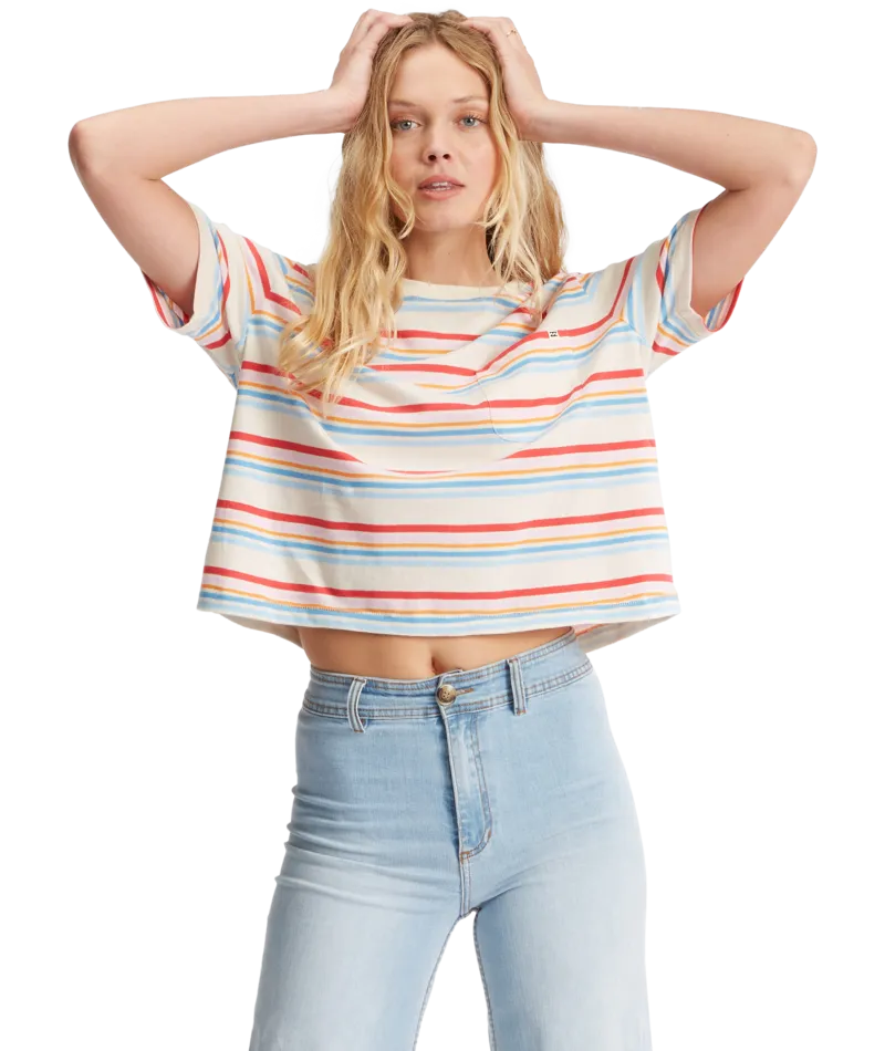Billabong Beach Street Pocket Tee-Multi 1