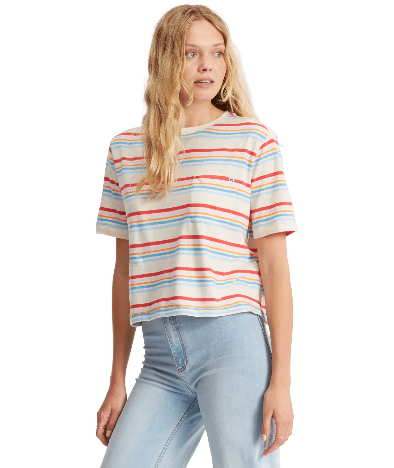 Billabong Beach Street Pocket Tee-Multi 1