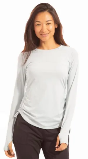 BloqUV Women's Quick Dry Drawstring Crew Neck Shirt