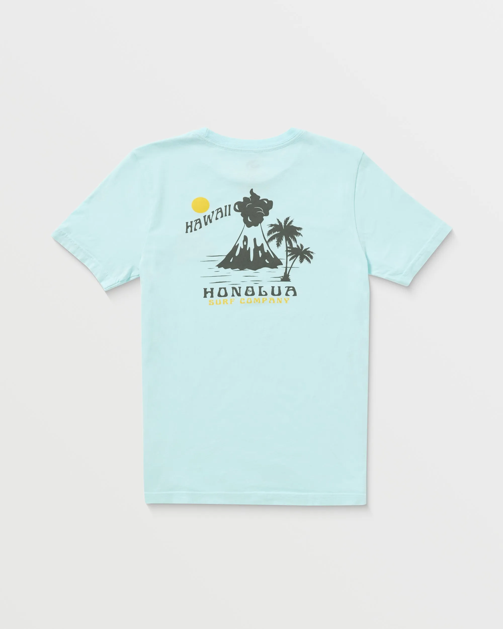 Boys Volcano Short Sleeve Tee - Haleiwa Blue