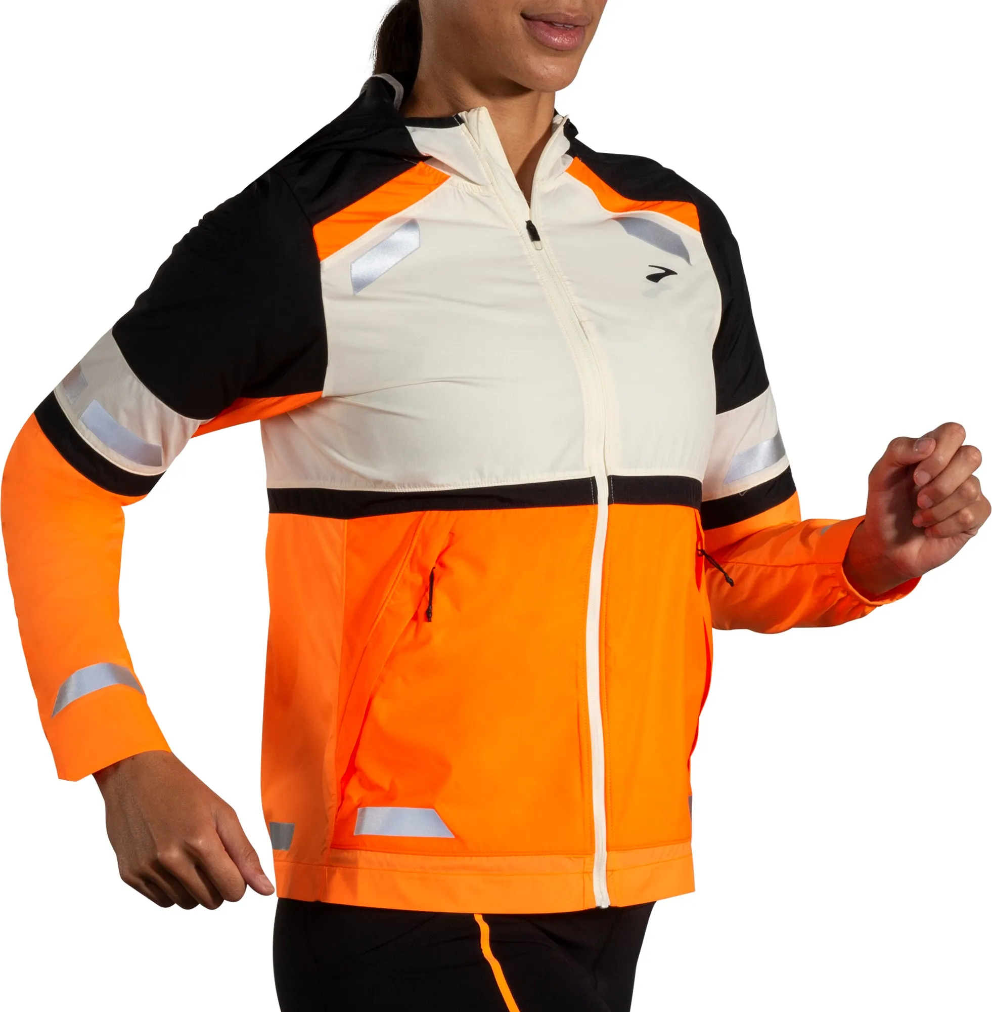 Brooks Run Visible 2.0 Womens Running Jacket - Grey