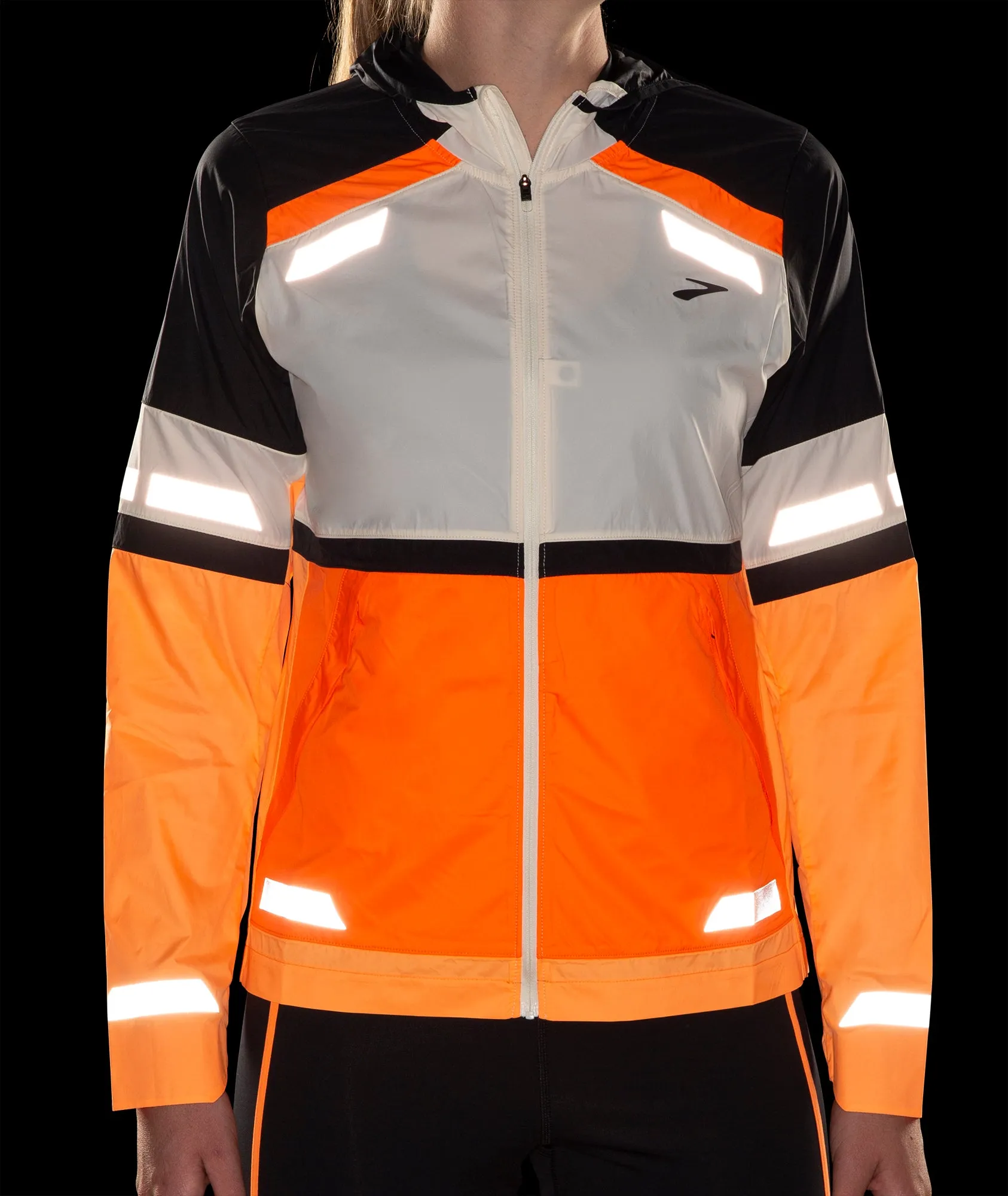 Brooks Run Visible 2.0 Womens Running Jacket - Grey