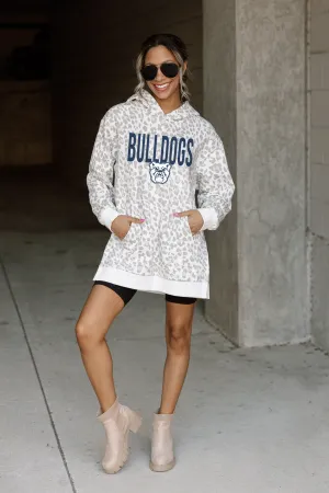 BUTLER BULLDOGS FIERCE FAN SIDE SPLIT LEOPARD HOODIE