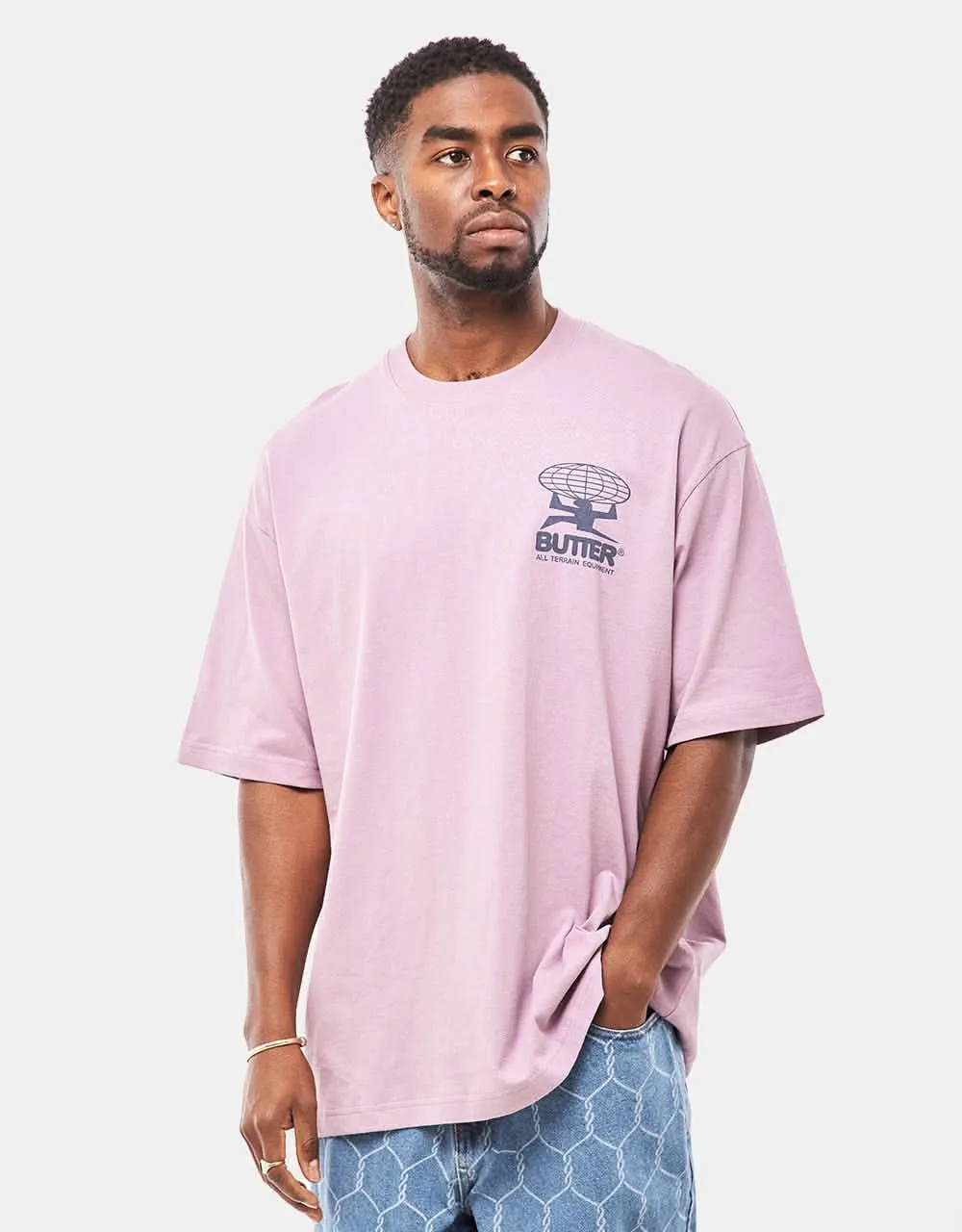 Butter Goods All Terrain T-Shirt - Washed Berry