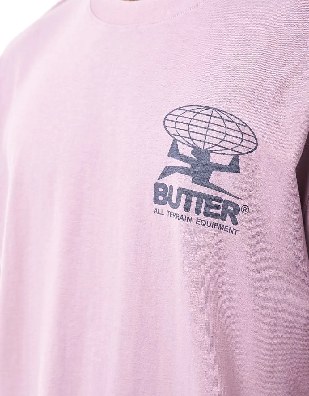 Butter Goods All Terrain T-Shirt - Washed Berry