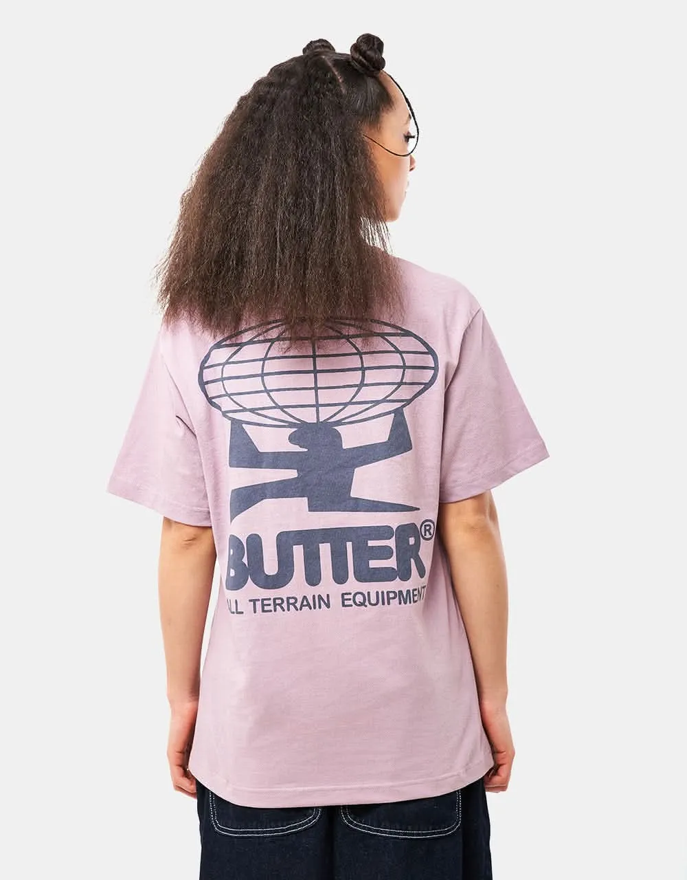 Butter Goods All Terrain T-Shirt - Washed Berry
