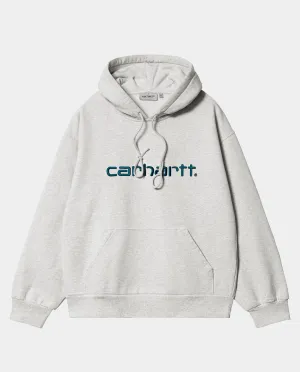 Carhartt WIP - Hooded Carhartt Sweat - Ash Heather/Duck Blue