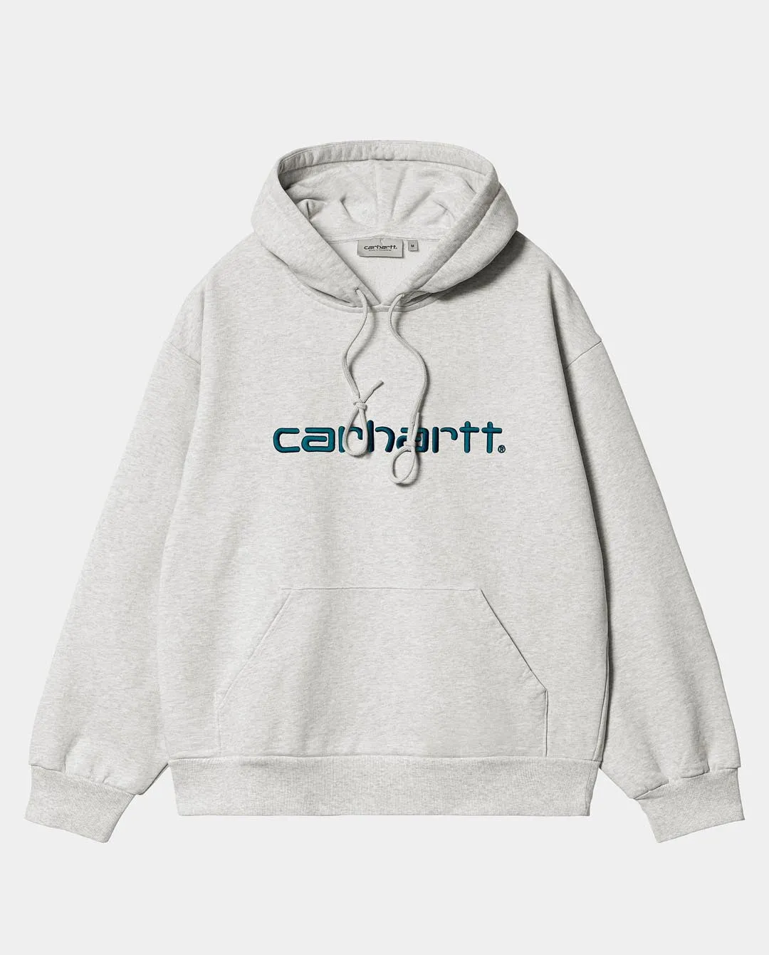 Carhartt WIP - Hooded Carhartt Sweat - Ash Heather/Duck Blue