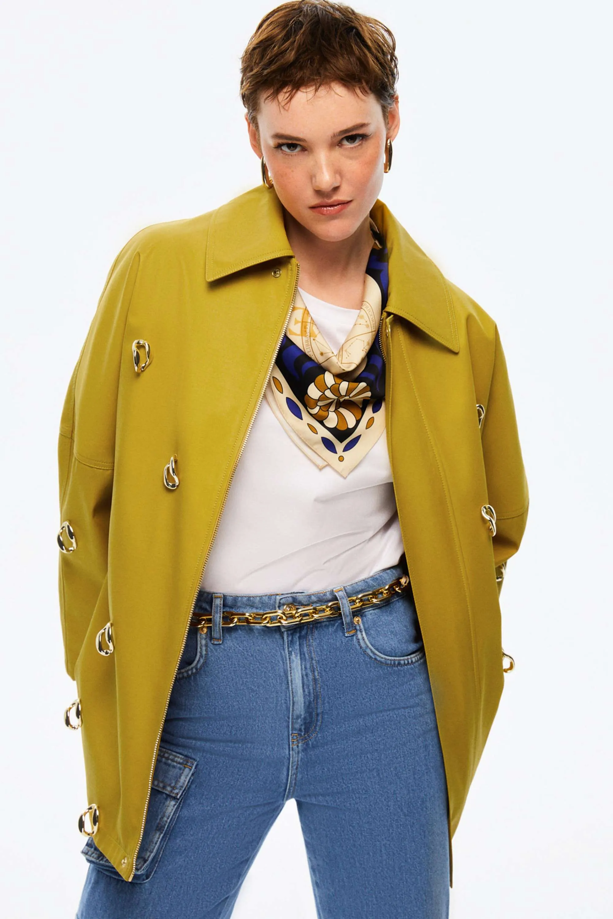 Chained Trench Coat (Final Sale)