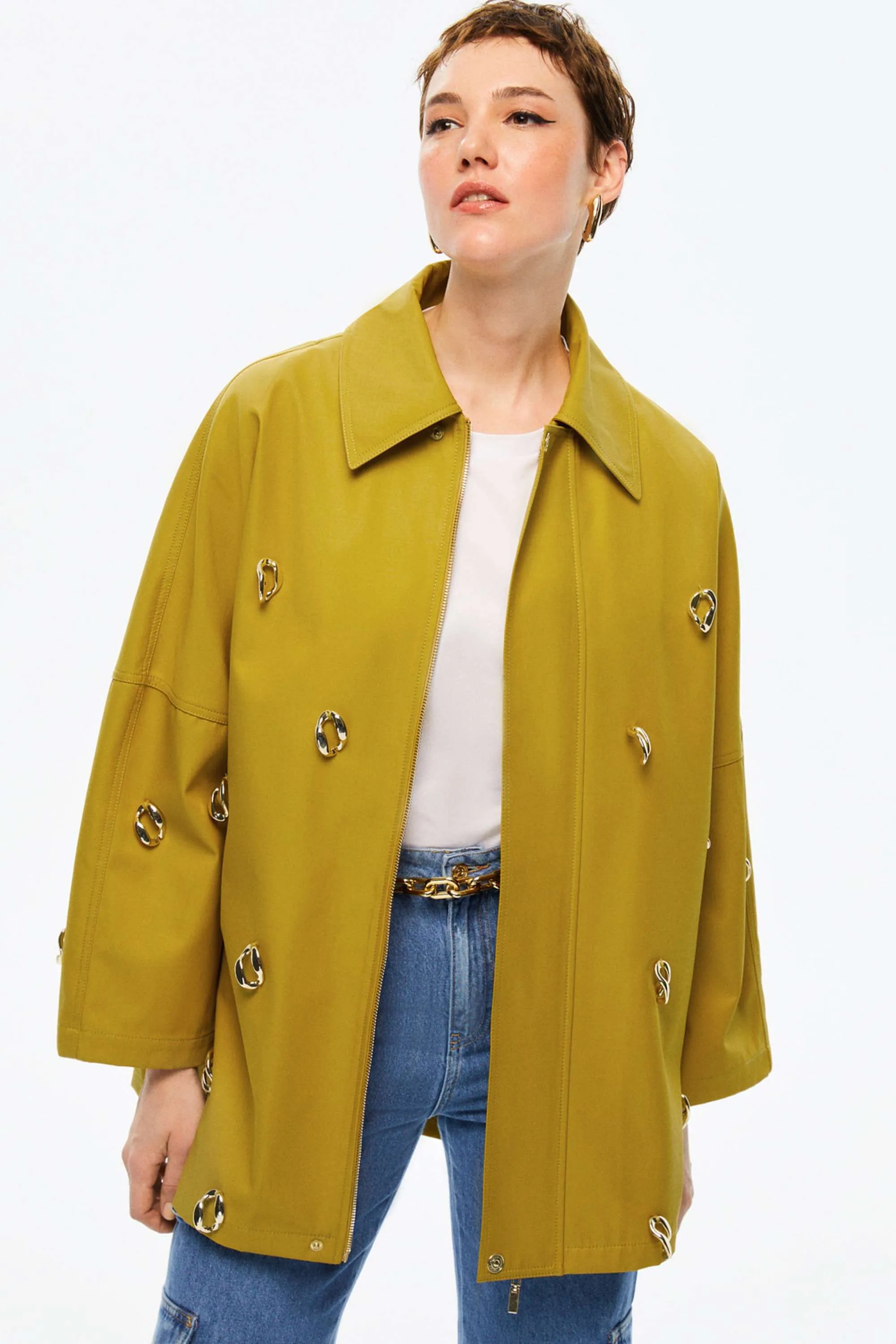 Chained Trench Coat (Final Sale)