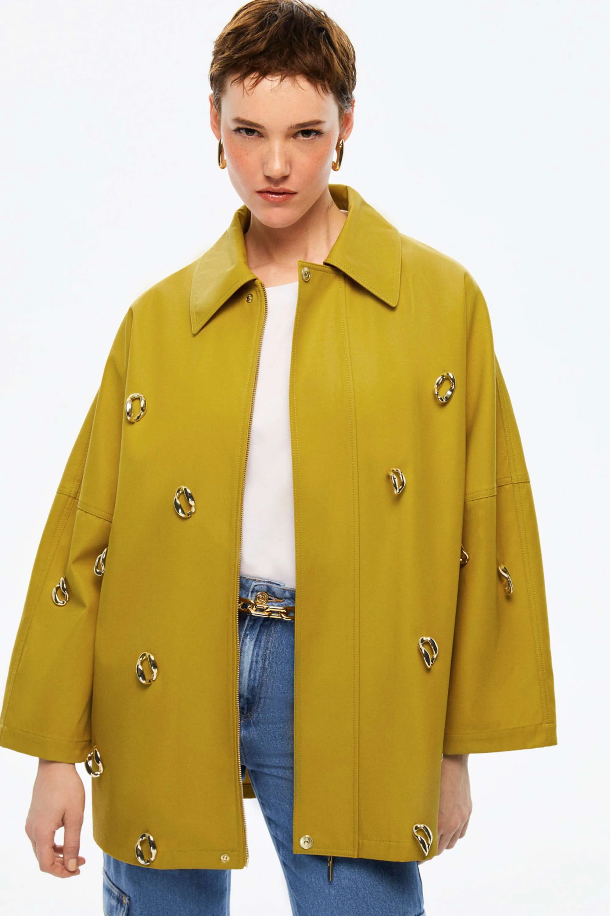Chained Trench Coat (Final Sale)