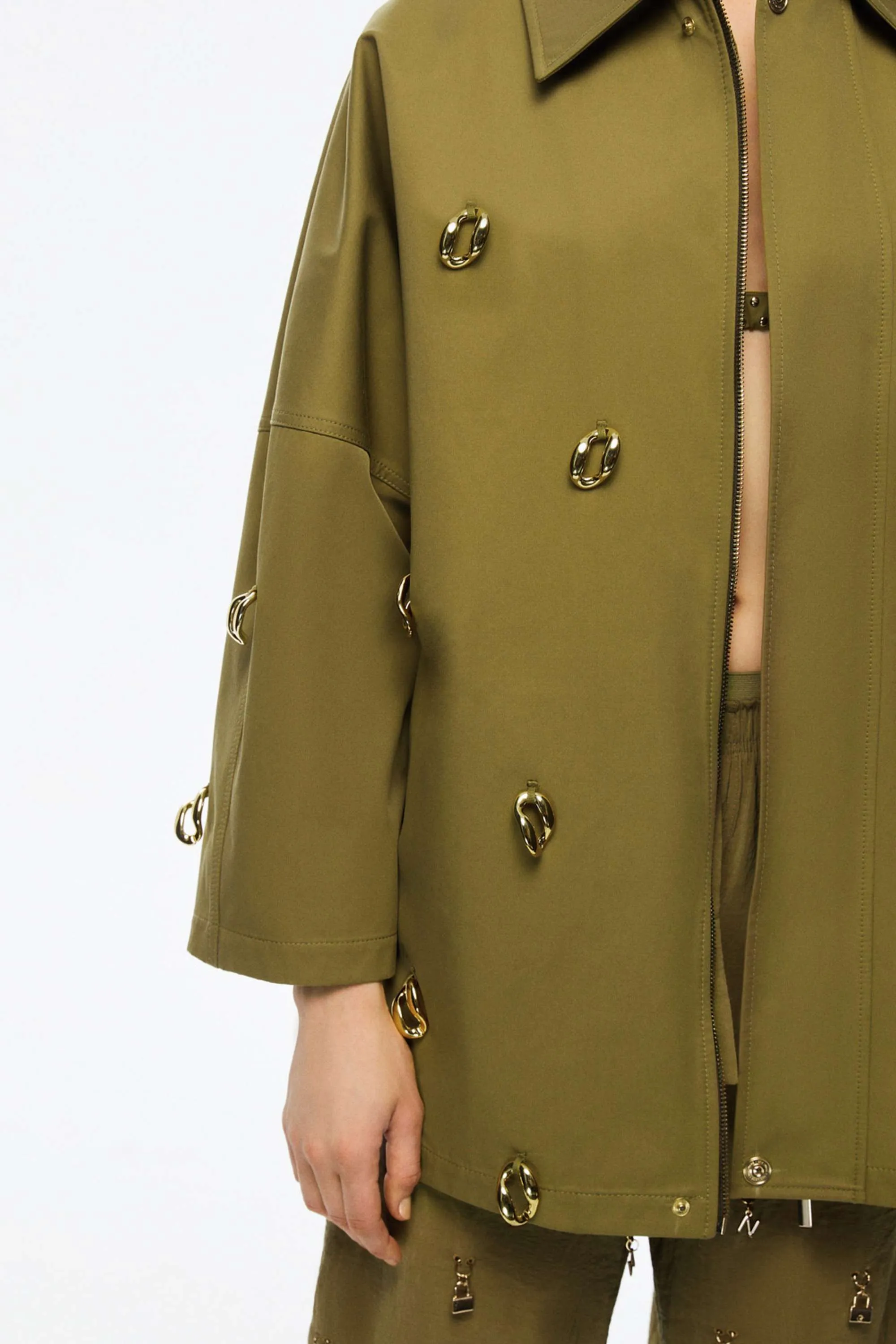 Chained Trench Coat (Final Sale)