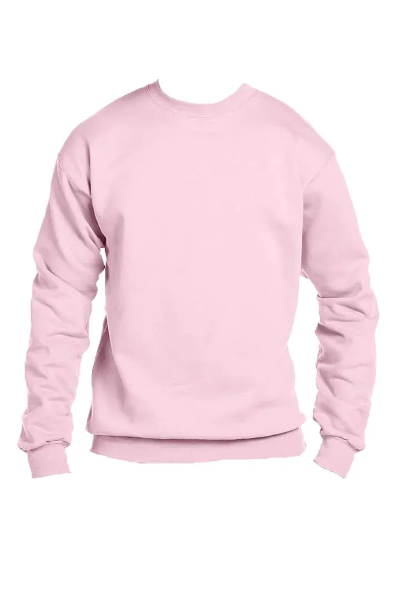 Checkered Baseball Vibes Ecosmart Crewneck Sweatshirt