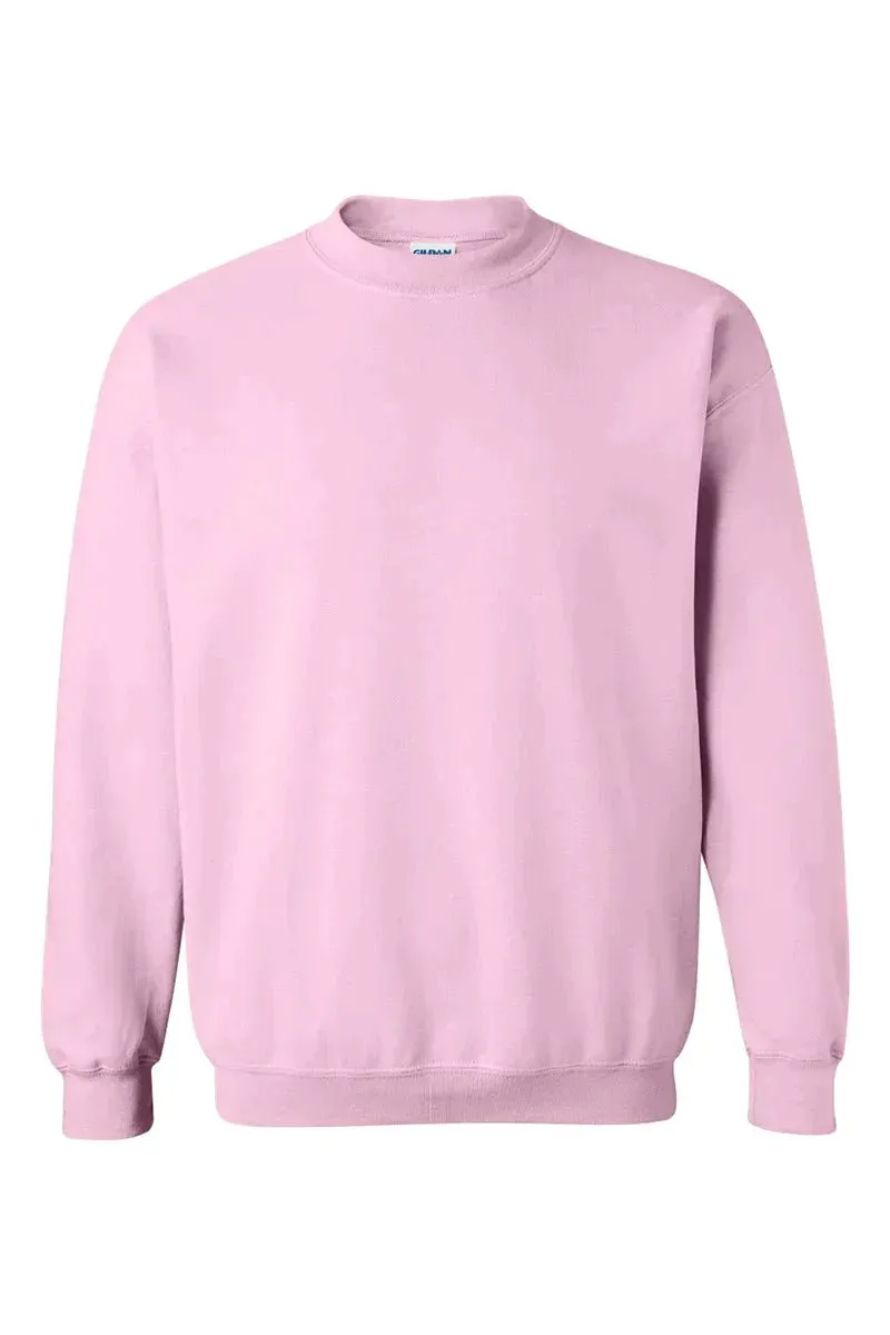 Cheer For A Cure Pink Ribbon Heavy-weight Crew Sweatshirt