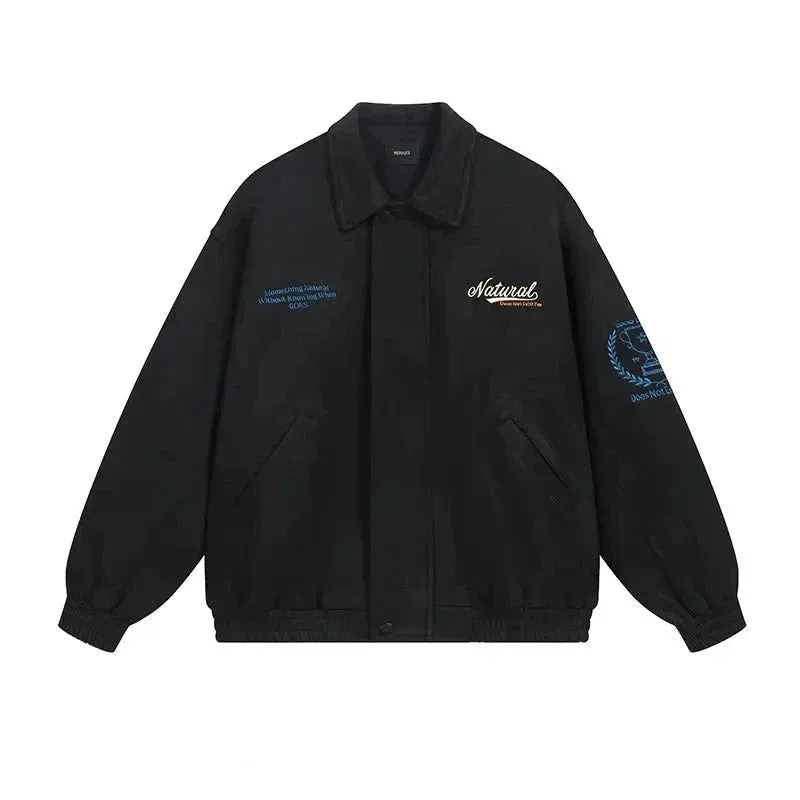 ChicMy-Fall Outfits -Autumn/Winter Coat Jacket INS Style Street Fashion Embroidered Suede Jackets