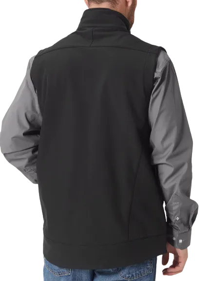Cinch Men's Black Softshell Concealed Carry Pocket Vest