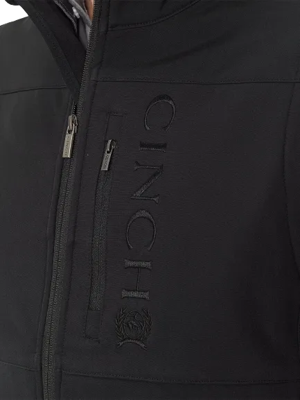 Cinch Men's Black Softshell Concealed Carry Pocket Vest
