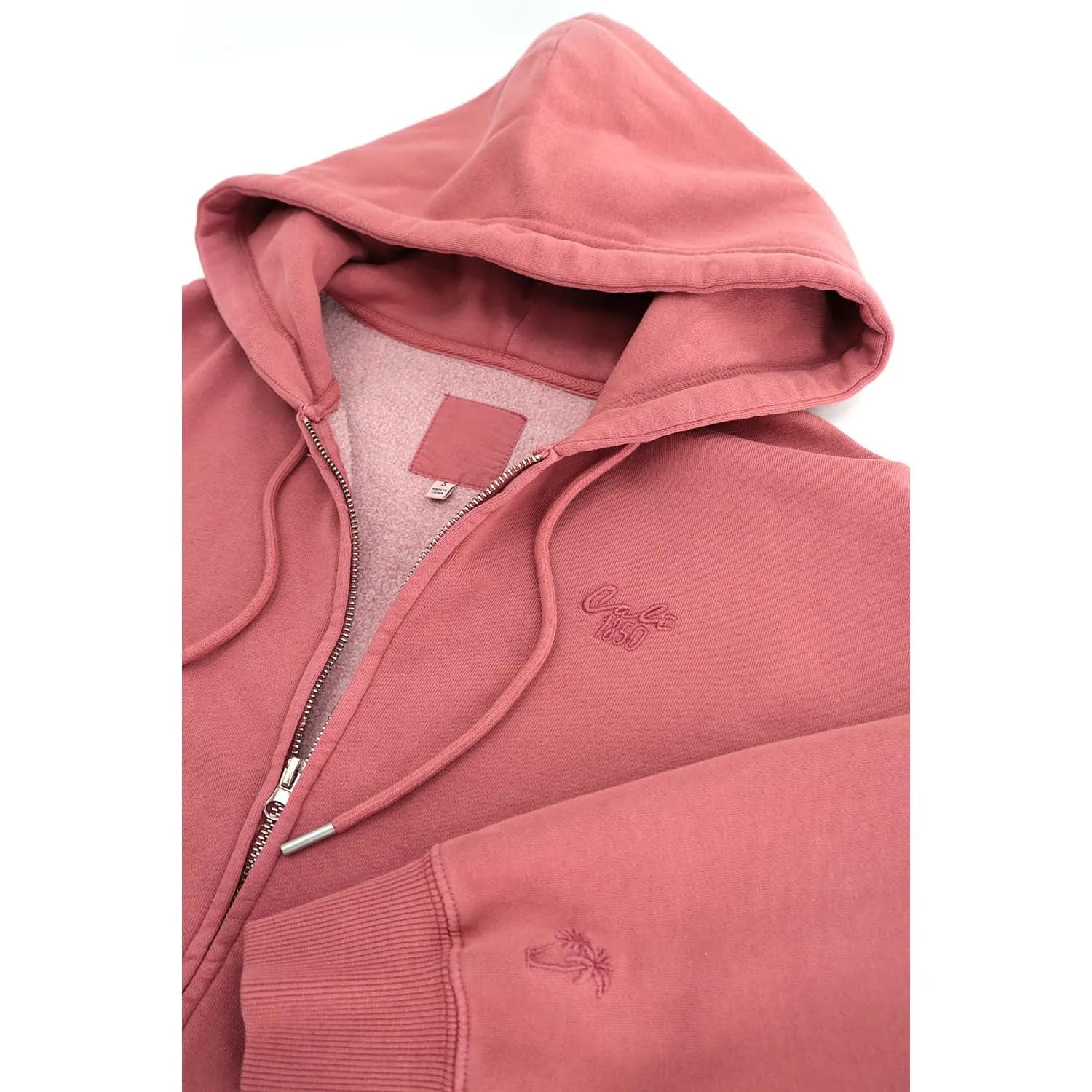 Cloud Fleece Zip Up Hoodie - Red Argil