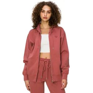 Cloud Fleece Zip Up Hoodie - Red Argil
