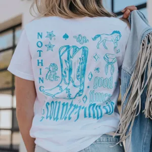 country music & immaculate vibes tee