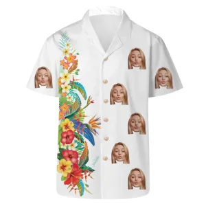 Customized Men's Fashion Printed Shirts Short Sleeve Tops