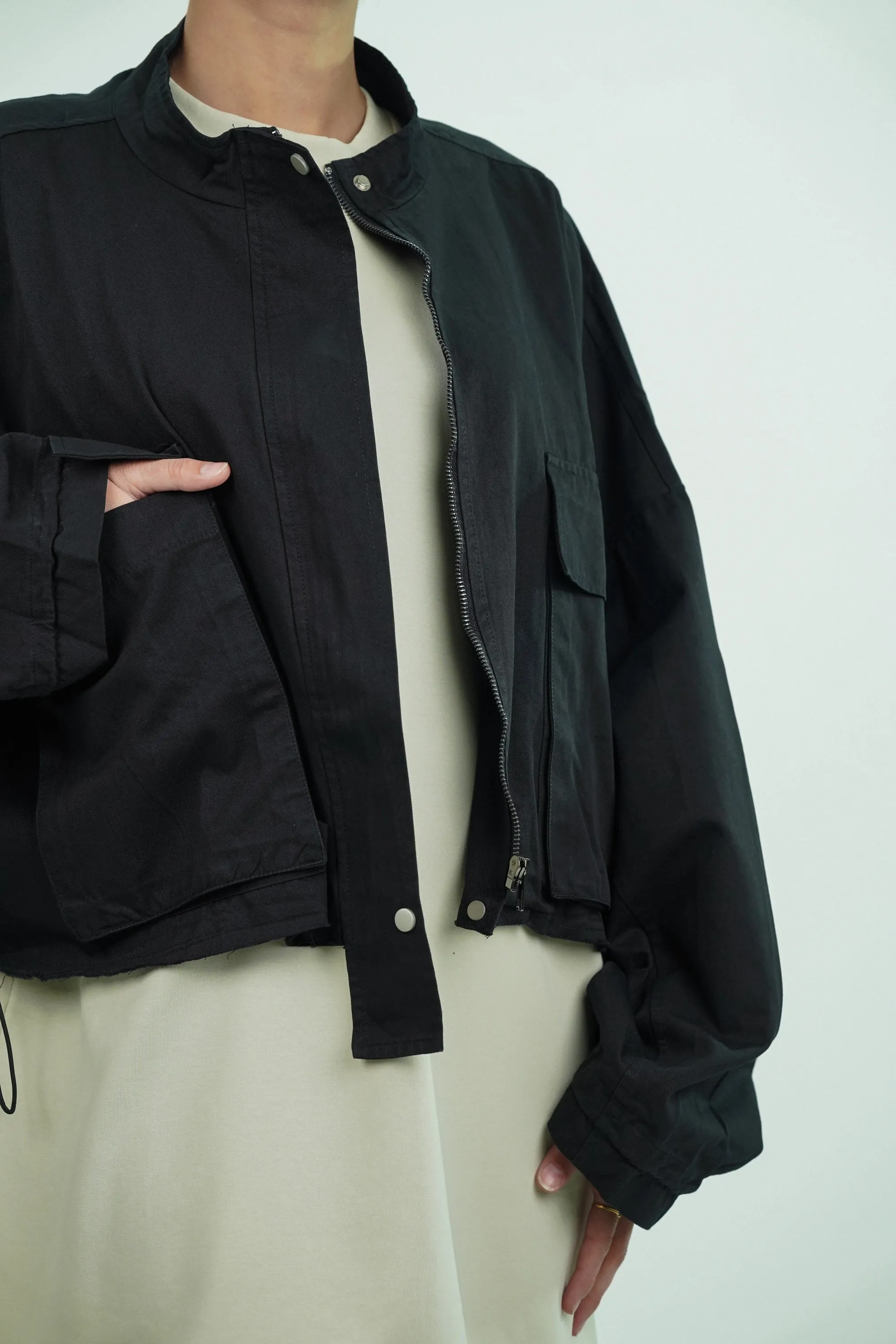Dope Oversized Cropped Jacket