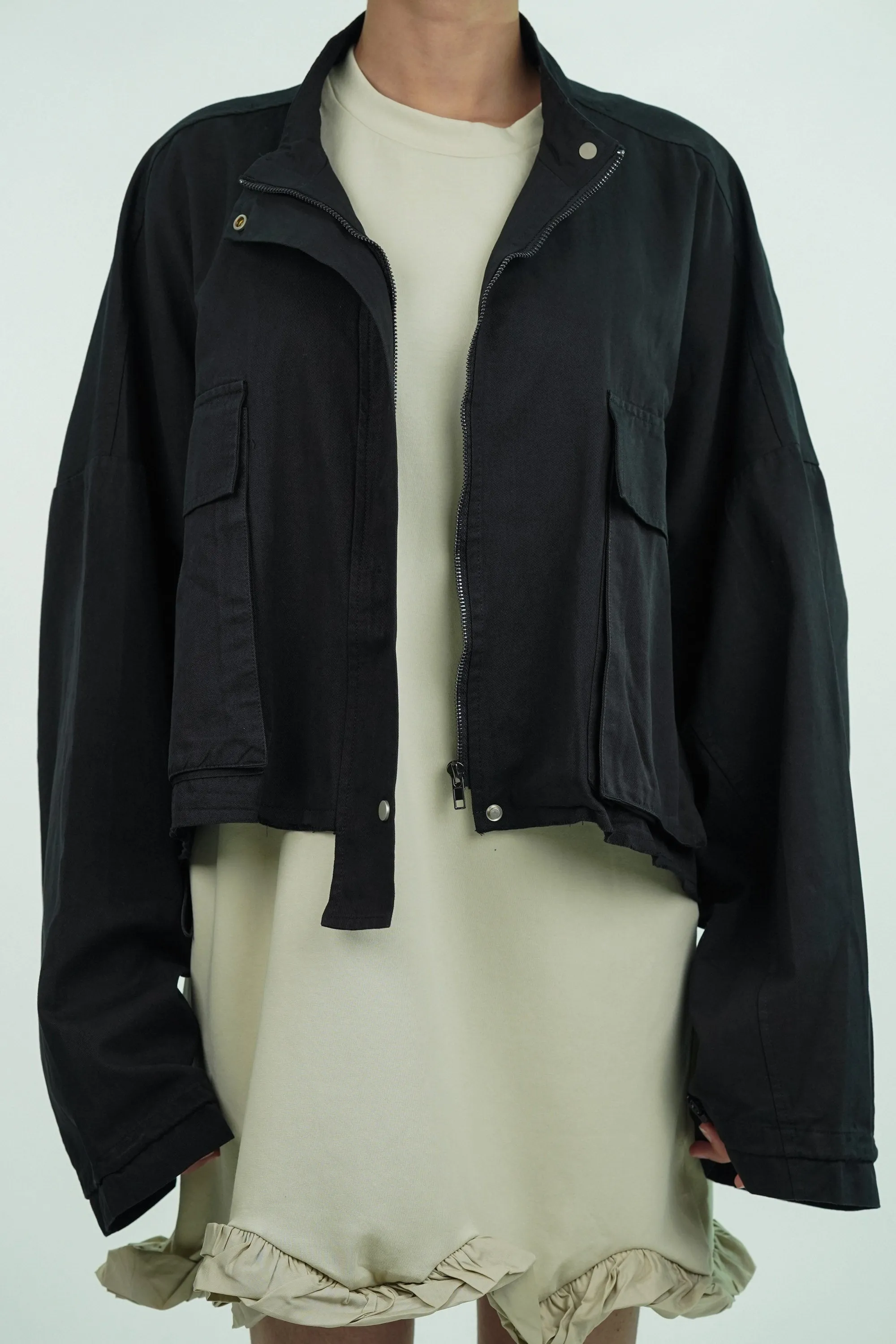 Dope Oversized Cropped Jacket