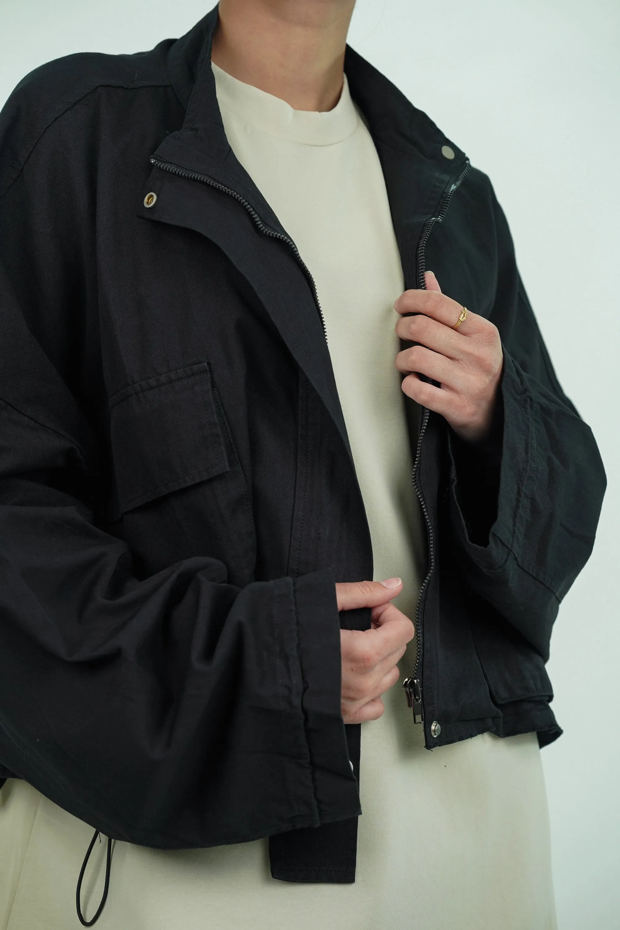 Dope Oversized Cropped Jacket