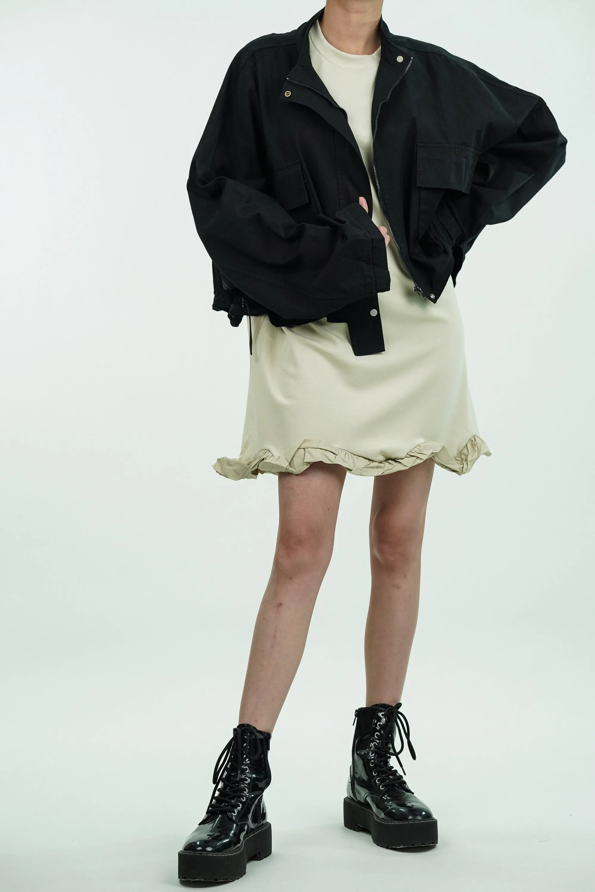 Dope Oversized Cropped Jacket