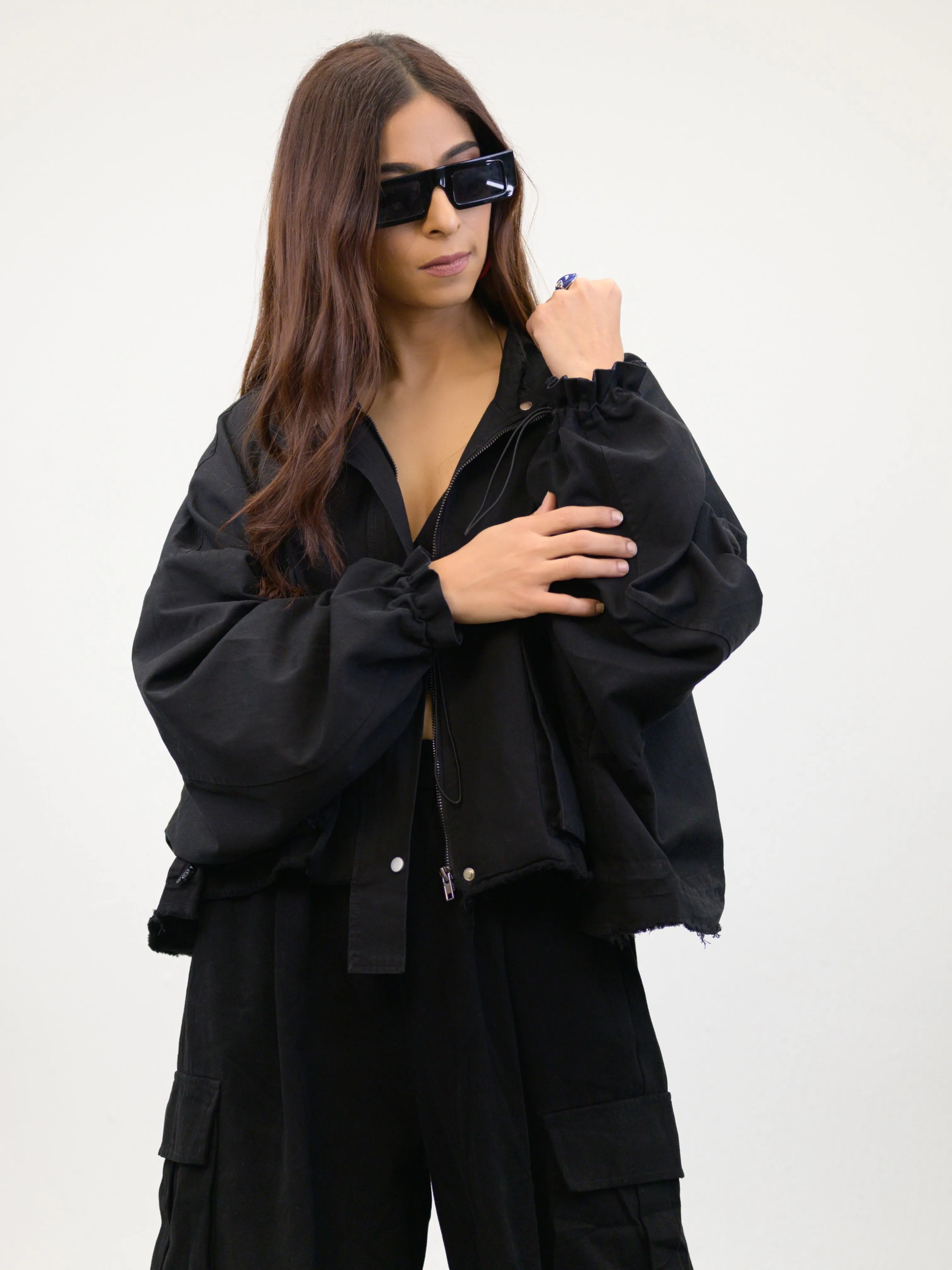 Dope Oversized Cropped Jacket