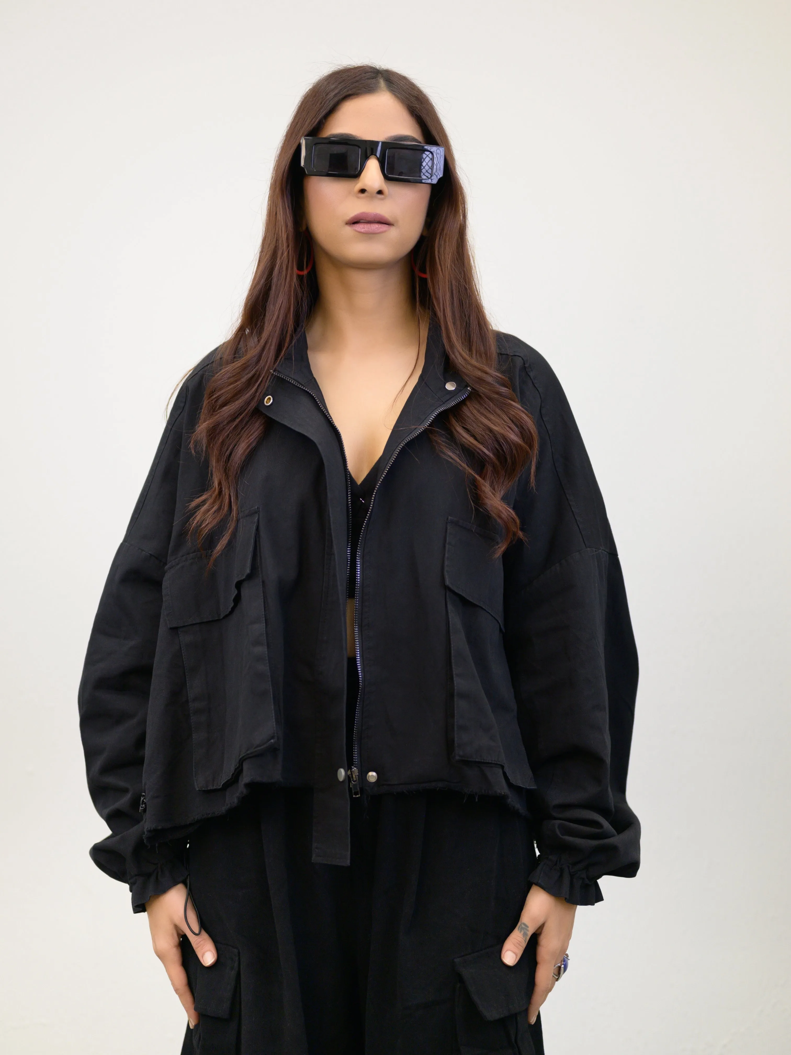 Dope Oversized Cropped Jacket