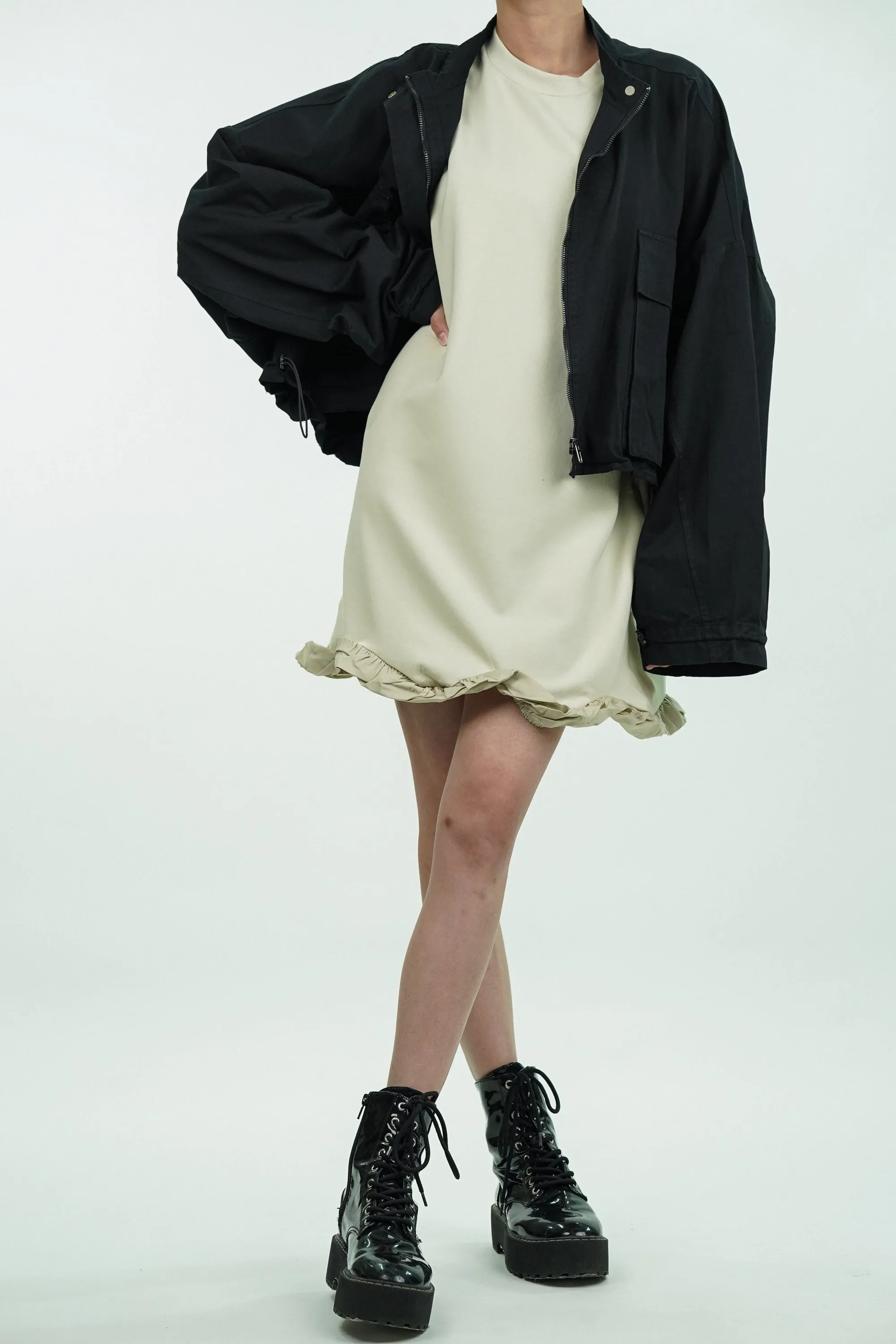Dope Oversized Cropped Jacket