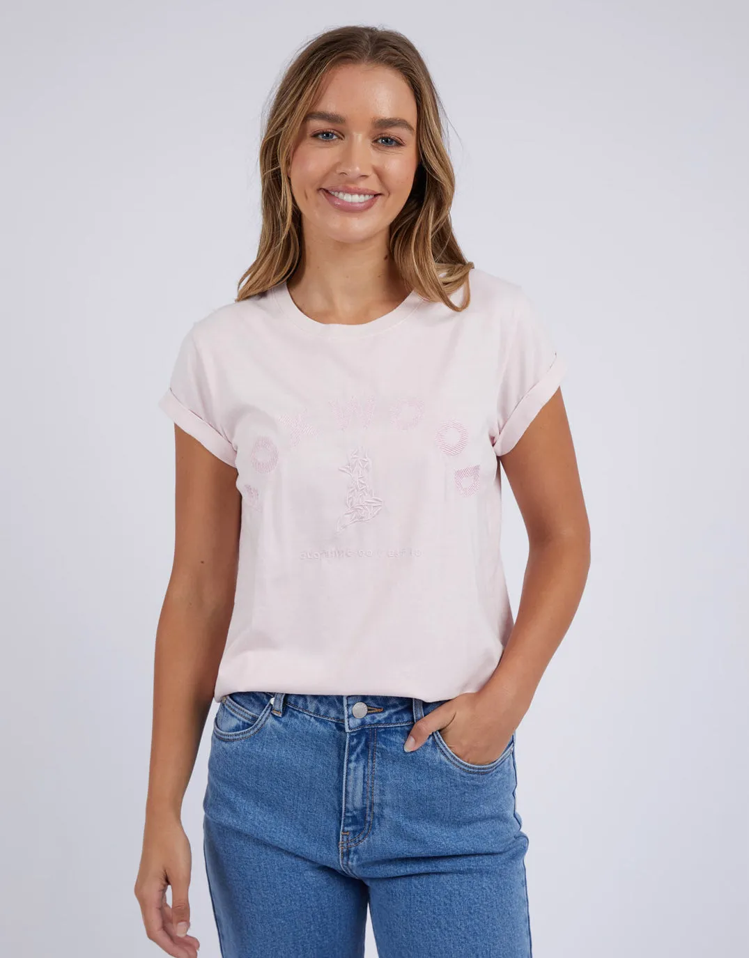 Effortless Tee - Barely Pink
