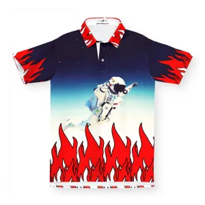 Falling Astronaut Polo Shirt