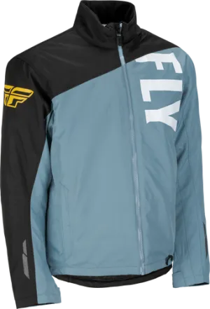 Fly Racing Aurora Snowmobile Jacket Blue Yellow