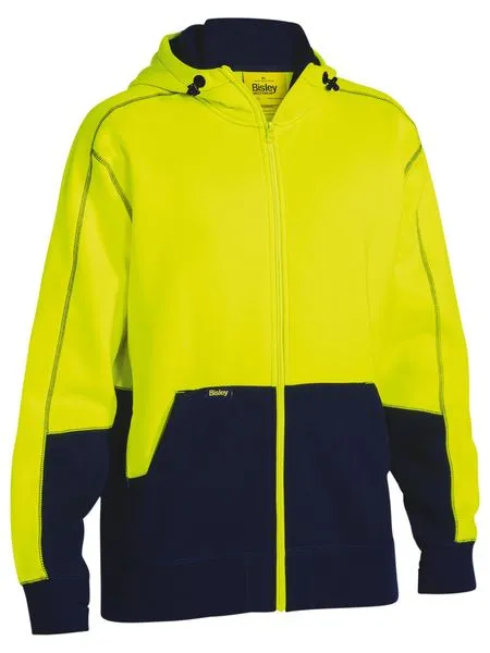 Front Zip Open Fleece Hoodie For Men