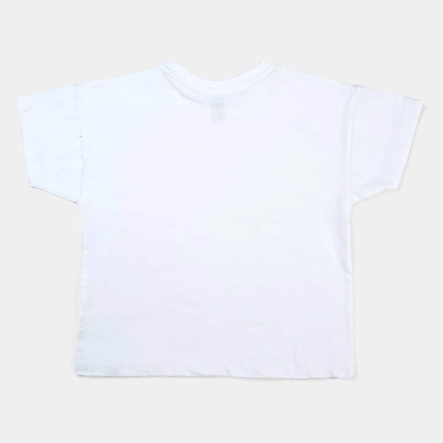 Girls Lycra Jersey T-Shirt H/S Basic-White