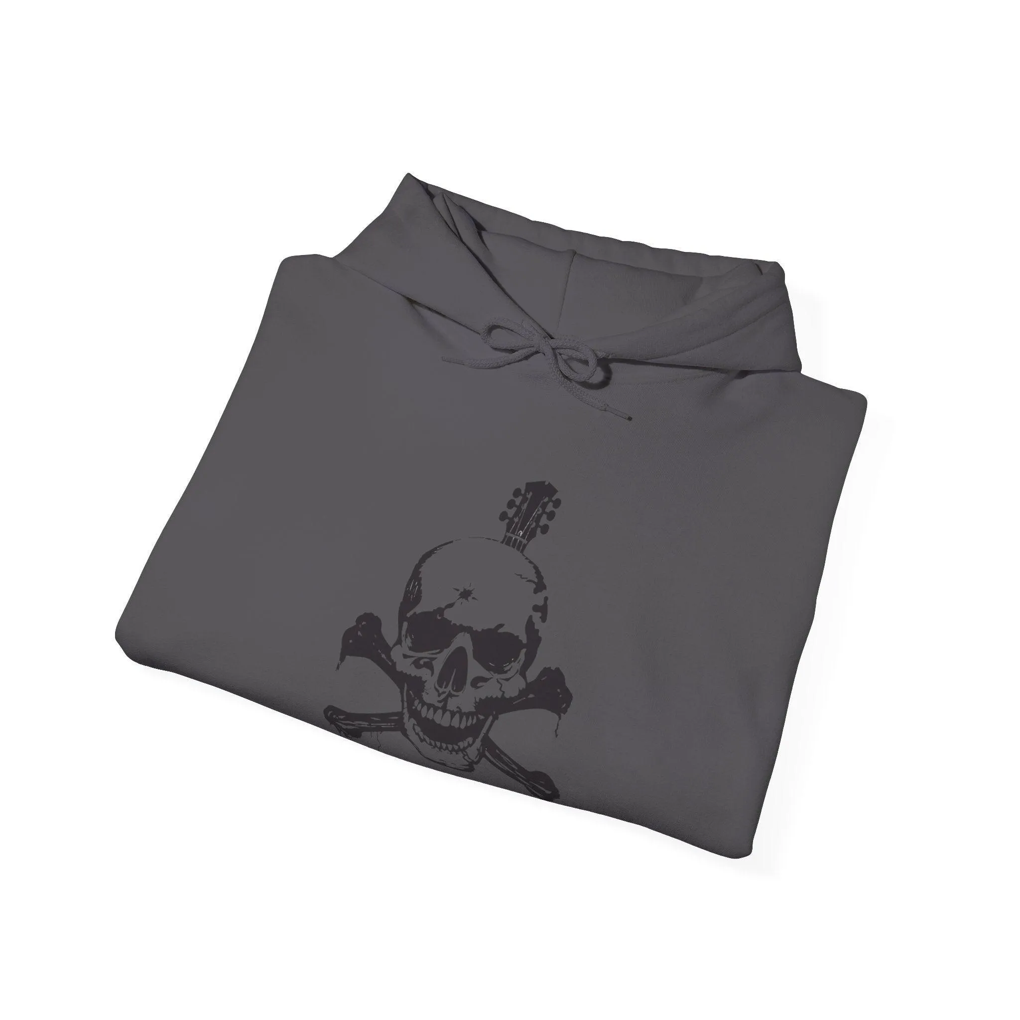 Guitar Skull Cross Bones Unisex Heavy Blend™ Hooded Sweatshirt