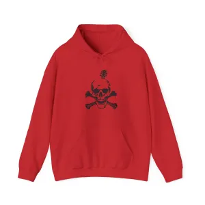Guitar Skull Cross Bones Unisex Heavy Blend™ Hooded Sweatshirt