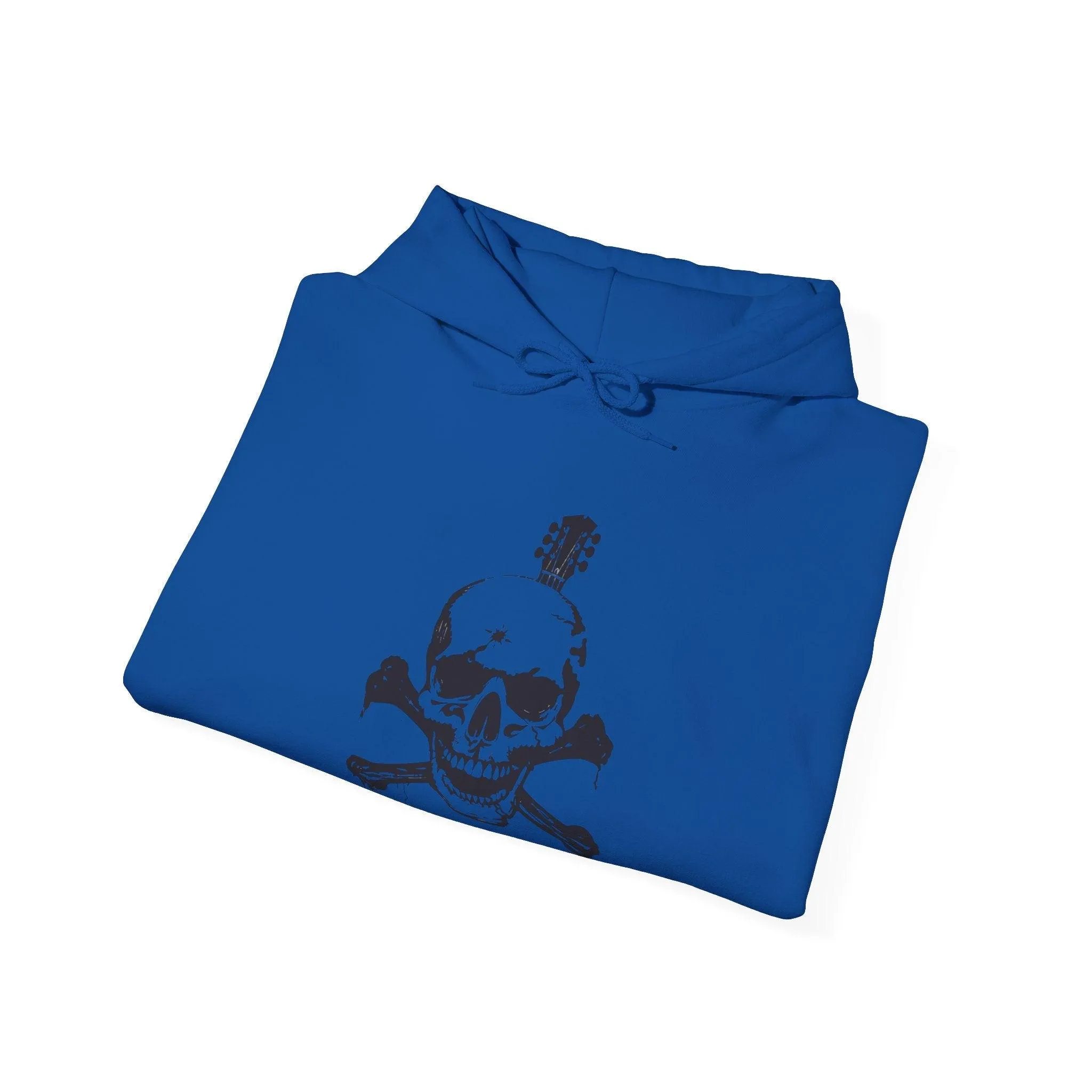 Guitar Skull Cross Bones Unisex Heavy Blend™ Hooded Sweatshirt