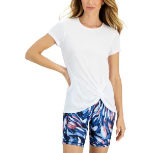 Ideology Womens Side-Knot Quick Dry Shirts & Tops