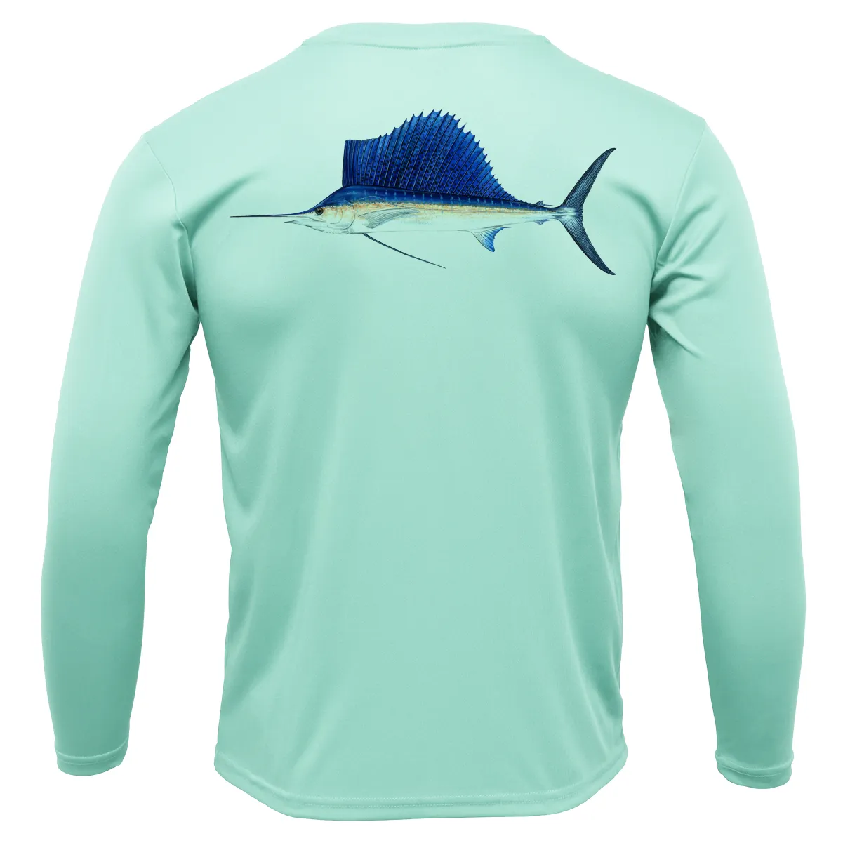 Key West, FL Sailfish Long Sleeve UPF 50  Dry-Fit Shirt