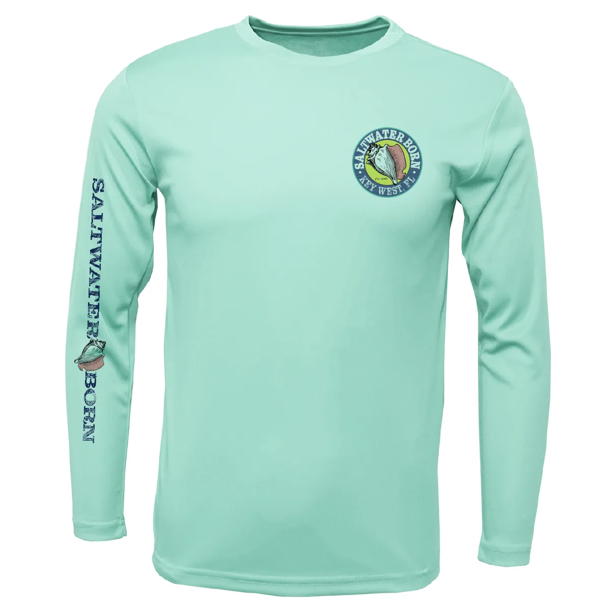 Key West, FL Sailfish Long Sleeve UPF 50  Dry-Fit Shirt