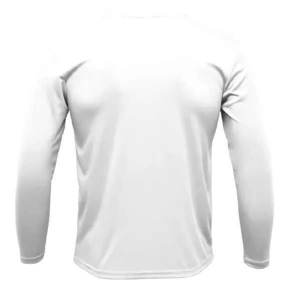 Key West, FL Saltwater Born Circle Logo Clean Long Sleeve UPF 50  Dry-Fit Shirt